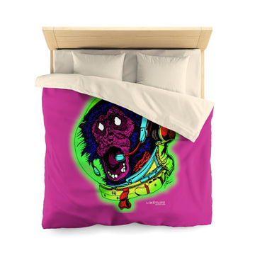 Space Monkey Microfiber Duvet Cover